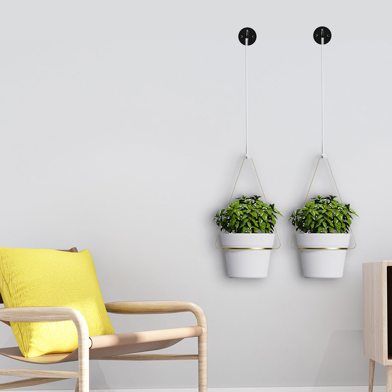 Detachable Wall Hanging Flower Pot & Basket Set for Home Greenery