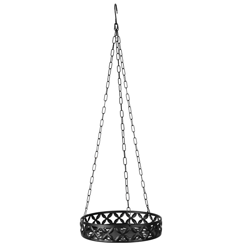 Rustic Metal Hanging Basket Planter for Indoor Hanging Fruit & Succulents