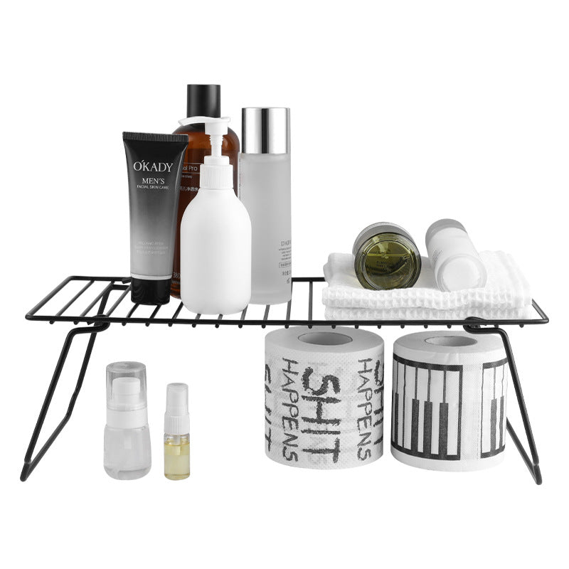 Foldable Multi-Purpose Countertop Organizer Rack for Kitchen & Camping
