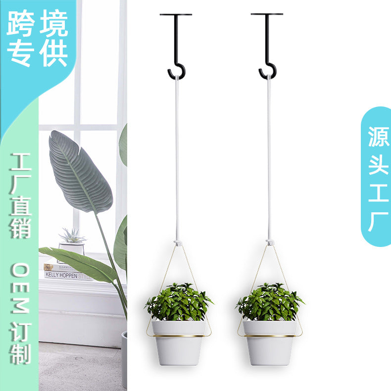 Detachable Wall Hanging Flower Pot & Basket Set for Home Greenery