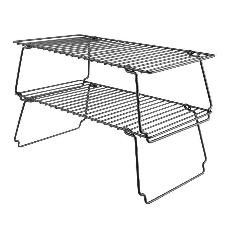 Foldable Multi-Purpose Countertop Organizer Rack for Kitchen & Camping