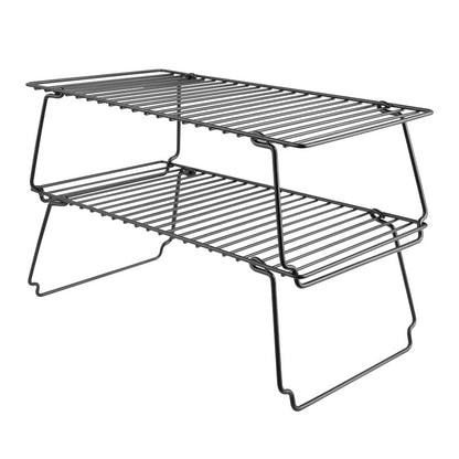 Foldable Multi-Purpose Countertop Organizer Rack for Kitchen & Camping