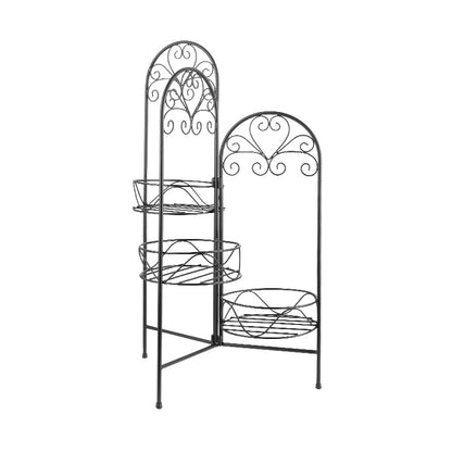 Nordic Multi-Tier Metal Plant Stand & Floor Display Shelf for Living Room