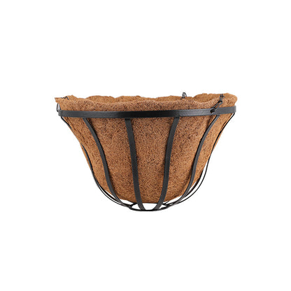 Coconut Coir Liner Hanging Basket Planter with Heavy-Duty Iron Chain